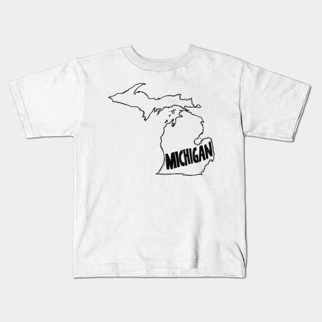 Michigan Kids T-Shirt by thefunkysoul